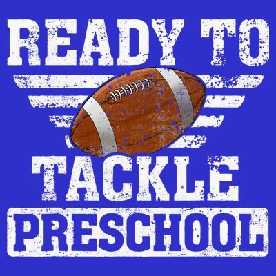 Ready To Tackle Preschool Football First Day Of School T-Shirt
