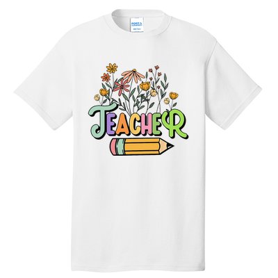 Retro Teacher Teacher for  Best Teacher Gifts Tall T-Shirt