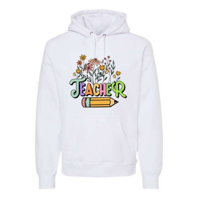 Retro Teacher Teacher for  Best Teacher Gifts Premium Hoodie