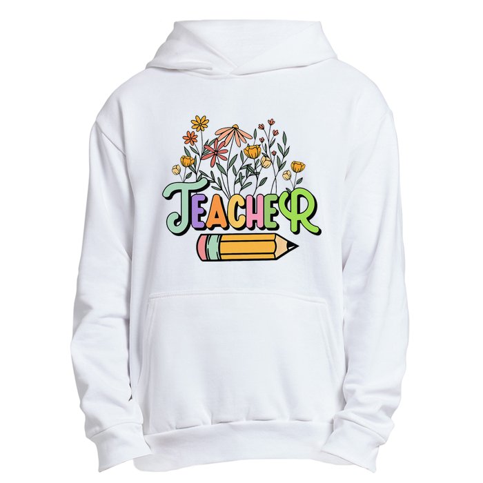 Retro Teacher Teacher for  Best Teacher Gifts Urban Pullover Hoodie