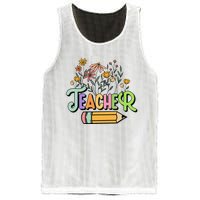 Retro Teacher Teacher for  Best Teacher Gifts Mesh Reversible Basketball Jersey Tank