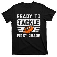 Ready To Tackle 1st Grade Football First Day Of School Sport T-Shirt