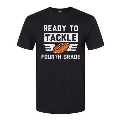 Ready To Tackle 4th Fourth Grade Football First Day School Softstyle CVC T-Shirt