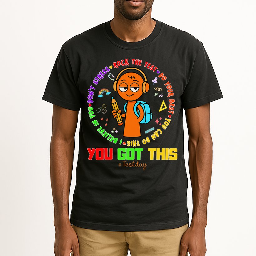 Rock The Test Test Day Teacher You Got This For Tall T-Shirt
