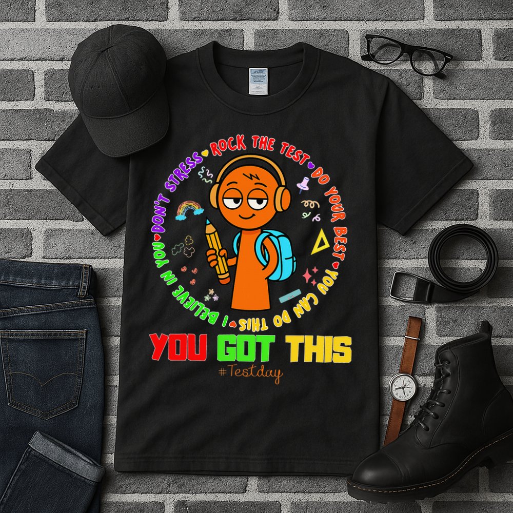 Rock The Test Test Day Teacher You Got This For Tall T-Shirt