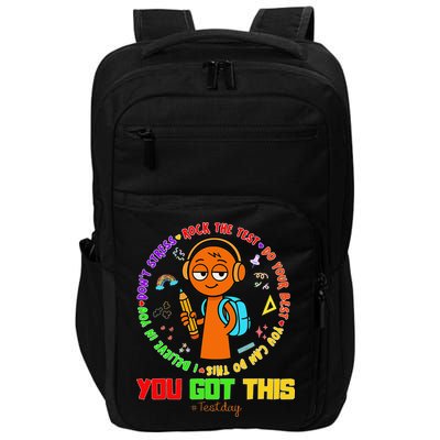 Rock The Test Test Day Teacher You Got This For Impact Tech Backpack
