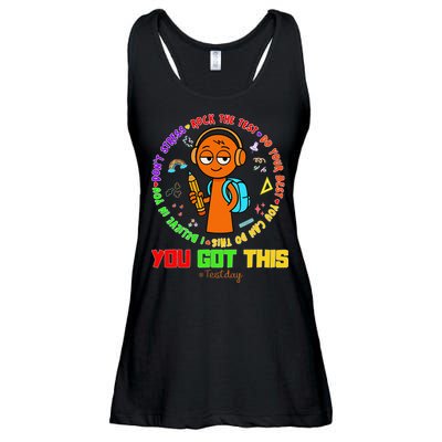 Rock The Test Test Day Teacher You Got This For Ladies Essential Flowy Tank