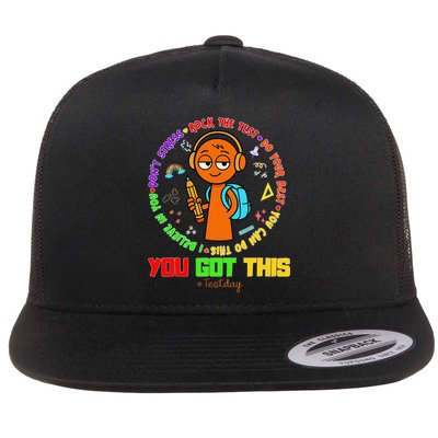Rock The Test Test Day Teacher You Got This For Flatbill Hat