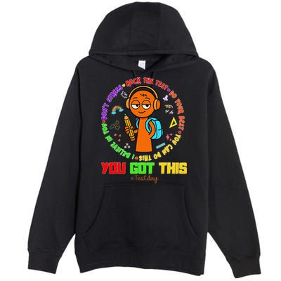 Rock The Test Test Day Teacher You Got This For Premium Pullover Hoodie