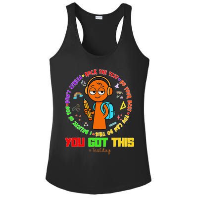 Rock The Test Test Day Teacher You Got This For Ladies PosiCharge Competitor Racerback Tank