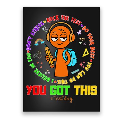Rock The Test Test Day Teacher You Got This For Poster
