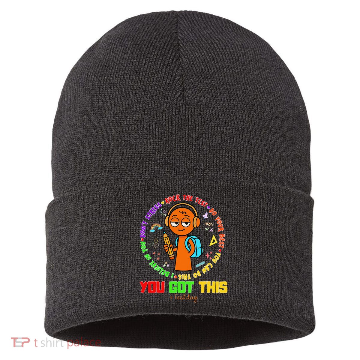 Rock The Test Test Day Teacher You Got This For Sustainable Knit Beanie