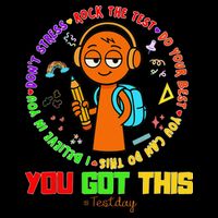 Rock The Test Test Day Teacher You Got This For Toddler Sweatshirt