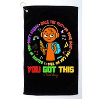 Rock The Test Test Day Teacher You Got This For Golf Towel