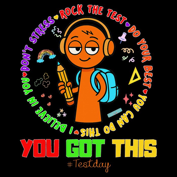 Rock The Test Test Day Teacher You Got This For Cropped Pullover Crew