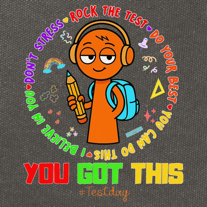 Rock The Test Test Day Teacher You Got This For Cotton Canvas Backpack