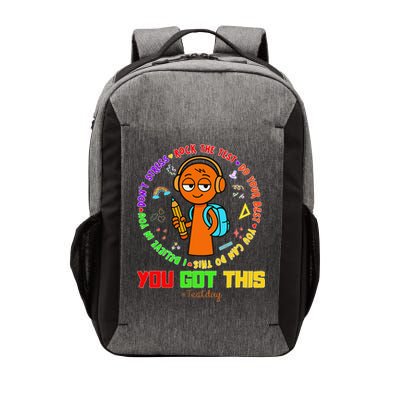 Rock The Test Test Day Teacher You Got This For Vector Backpack