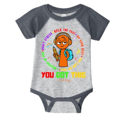 Rock The Test Test Day Teacher You Got This For Infant Baby Jersey Bodysuit