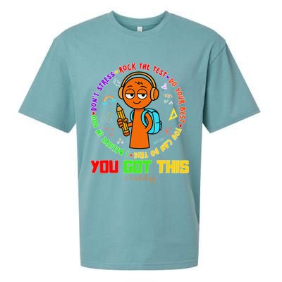 Rock The Test Test Day Teacher You Got This For Sueded Cloud Jersey T-Shirt