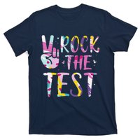 Rock The Test Testing Day Retro Motivational Teacher Student T-Shirt