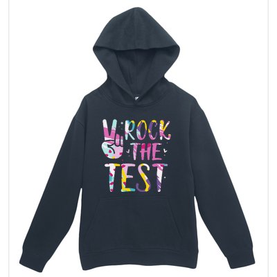 Rock The Test Testing Day Retro Motivational Teacher Student Urban Pullover Hoodie