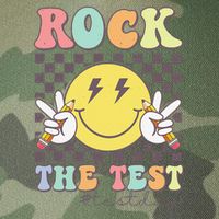 Rock The Test Testing Day Retro Motivational Teacher Student Legacy Tie Dye Trucker Hat