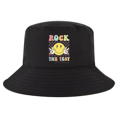 Rock The Test Testing Day Retro Motivational Teacher Student Cool Comfort Performance Bucket Hat