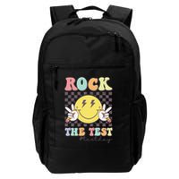 Rock The Test Testing Day Retro Motivational Teacher Student Backpack