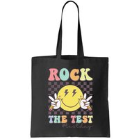 Rock The Test Testing Day Retro Motivational Teacher Student Bag