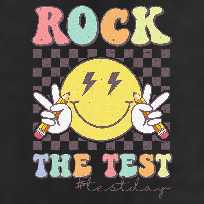 Rock The Test Testing Day Retro Motivational Teacher Student Tumbler
