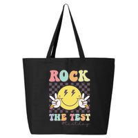 Rock The Test Testing Day Retro Motivational Teacher Student 25L Jumbo Tote