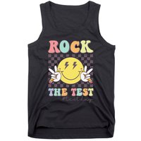 Rock The Test Testing Day Retro Motivational Teacher Student Tank Top