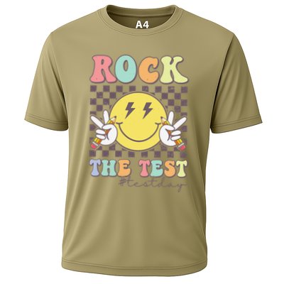 Rock The Test Testing Day Retro Motivational Teacher Student Performance Shirt