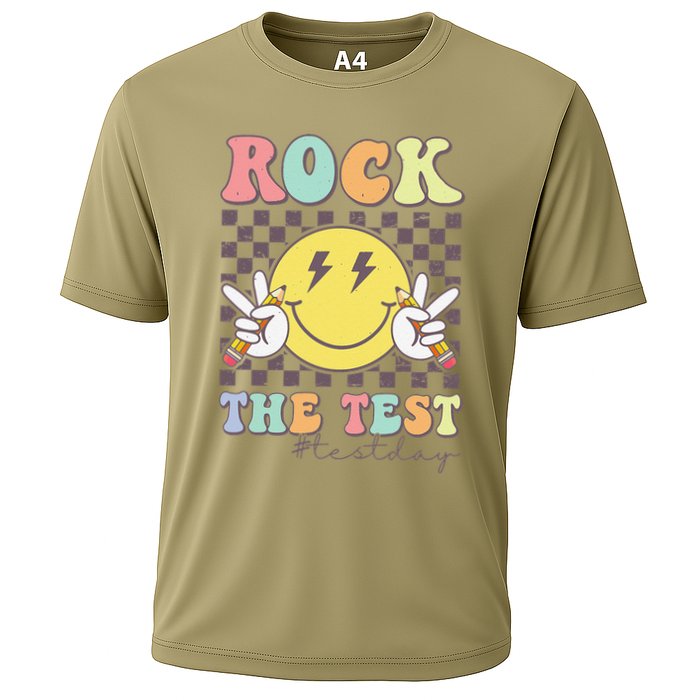 Rock The Test Testing Day Retro Motivational Teacher Student Performance Shirt