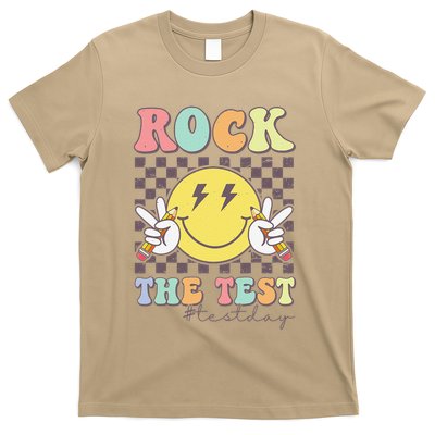 Rock The Test Testing Day Retro Motivational Teacher Student T-Shirt