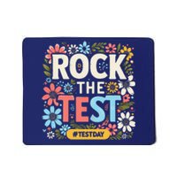 Rock The Test Motivational Teacher Student Testing Day Mousepad