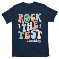 Rock The Test Testing Day Retro Motivational Teacher Student T-Shirt