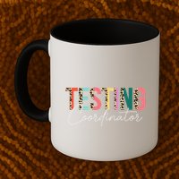 Rock The Test Teacher Test Day Testing Coordinator Leopard Mug
