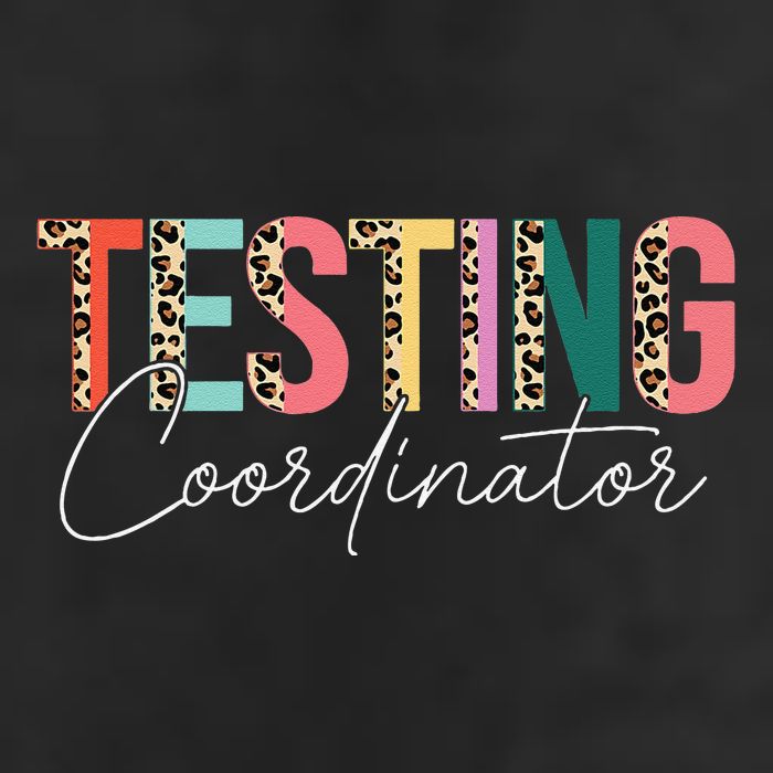 Rock The Test Teacher Test Day Testing Coordinator Leopard Premium Pullover Hoodie