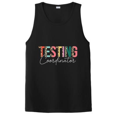Rock The Test Teacher Test Day Testing Coordinator Leopard PosiCharge Competitor Tank