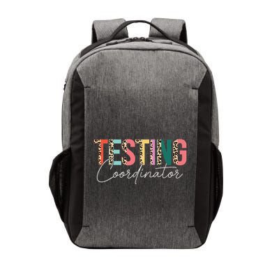 Rock The Test Teacher Test Day Testing Coordinator Leopard Vector Backpack