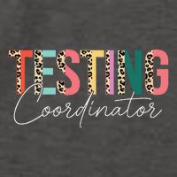 Rock The Test Teacher Test Day Testing Coordinator Leopard Vector Backpack