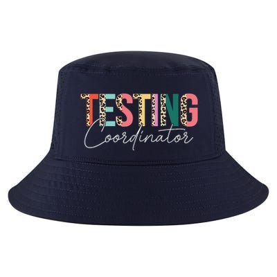 Rock The Test Teacher Test Day Testing Coordinator Leopard Cool Comfort Performance Bucket Hat
