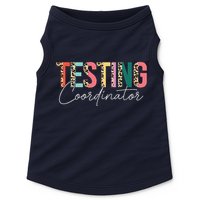 Rock The Test Teacher Test Day Testing Coordinator Leopard Doggie Tank