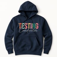 Rock The Test Teacher Test Day Testing Coordinator Leopard Hoodie