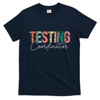 Rock The Test Teacher Test Day Testing Coordinator Leopard T-Shirt