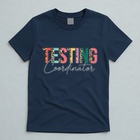 Rock The Test Teacher Test Day Testing Coordinator Leopard T-Shirt