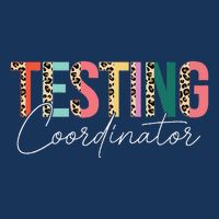Rock The Test Teacher Test Day Testing Coordinator Leopard Button