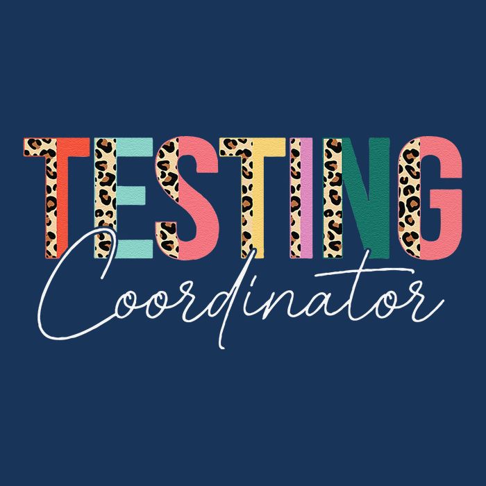 Rock The Test Teacher Test Day Testing Coordinator Leopard Button