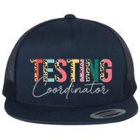 Rock The Test Teacher Test Day Testing Coordinator Leopard Flatbill Hat